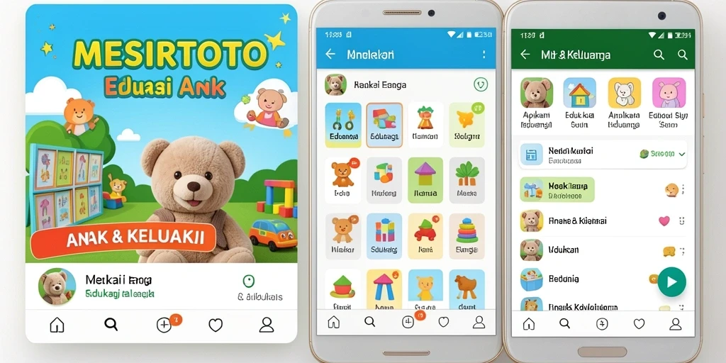 Antarmuka MESIRTOTO yang cerah dan interaktif untuk Edukasi Anak.