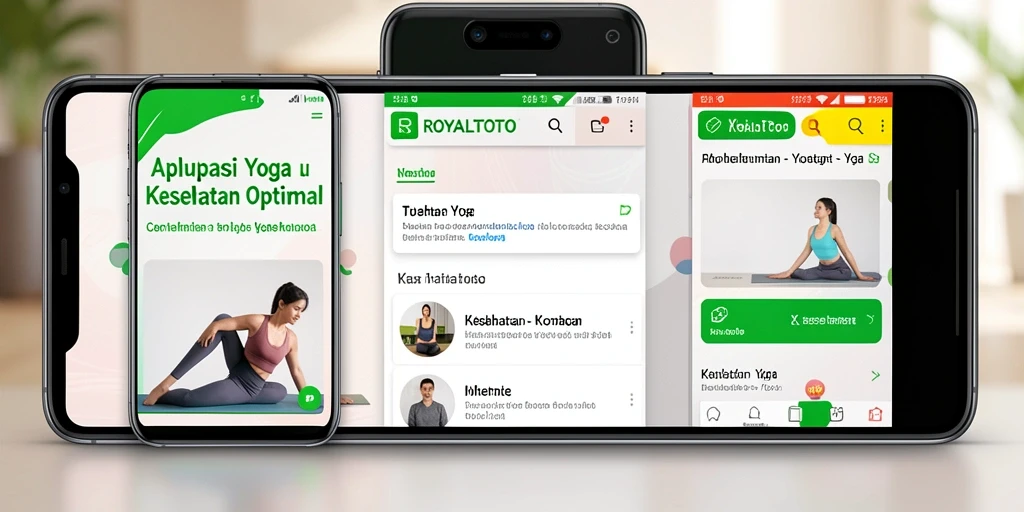 Antarmuka aplikasi ROYALTOTO yang intuitif untuk latihan Yoga.